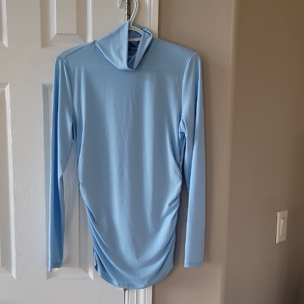 Light Blue Long Sleeve Top